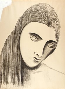 Large Head by Walt Kuhn