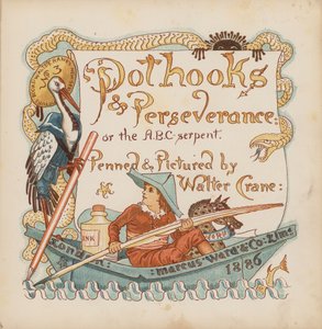 Illustration for Pothooks and Perseverance by Walter Crane by Walter (after) Crane