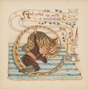 Illustration for Pothooks and Perseverance by Walter Crane by Walter (after) Crane