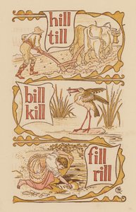 Page from The Golden Primer by Walter (after) Crane