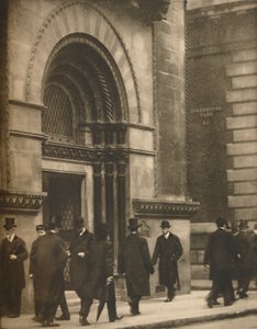 A Glimpse of Lothbury at Noon on a Business Day, c1935