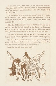 Advice on teaching the alphabet. The Golden Primer by Walter Crane