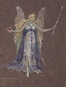 Costume design for the Fairy Princess Ariella, from 