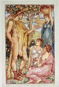 Hercules and the nymphs - in 