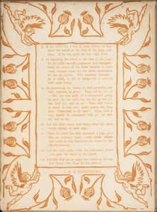Method of Teaching the Golden Primer. Floral Borders with Cherubs by Walter Crane
