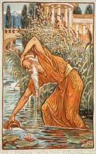 Midas with the Pitcher, illustration from 