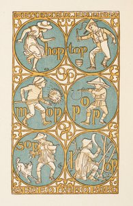 Rhyming words ending in the letter P. The Golden primer by Walter Crane