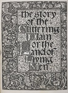 Title page decorated with floral pattern by Walter Crane