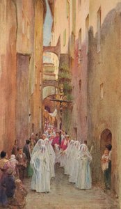 A Procession in San Remo by Walter Frederick Roofe Tyndale