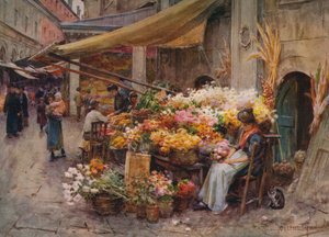 A Stall at the Rialto, Venice