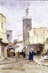 An Eastern Street Scene by Walter Frederick Roofe Tyndale