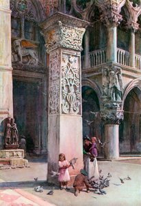 In the Piazzetta, Venice by Walter Frederick Roofe Tyndale
