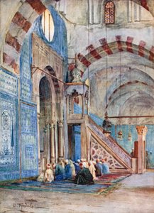 Interior of the Blue Mosque, Cairo