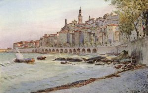 Mentone, from Garavan by Walter Frederick Roofe Tyndale