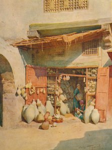 Pottery Bazaar in a Nile Village, c1905