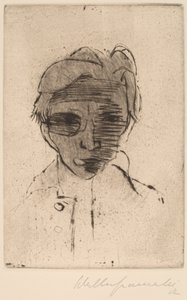 Gloomy Face, Self-portrait