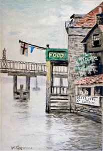 View of the Adam and Eve Inn, Chelsea, London by Walter Greaves