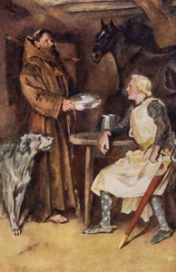 Illustration for Ivanhoe by Sir Walter Scott by Walter Grieve
