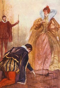 Illustration for Kenilworth by Sir Walter Scott by Walter Grieve