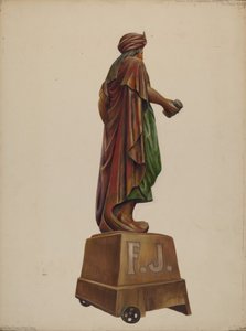 Cigar Store Figure by Walter Hochstrasser