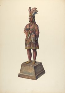 Cigar Store Indian by Walter Hochstrasser