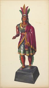 Cigar Store Indian by Walter Hochstrasser
