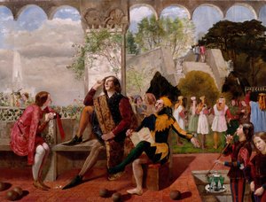 Twelfth Night, Act II, Scene IV by Walter Howell Deverell