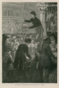 Saturday Night in the Metropolitan Poultry Market by Walter Jenks Morgan