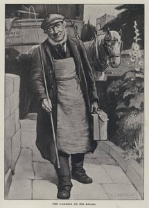 The carrier on his round by Walter Jenks Morgan