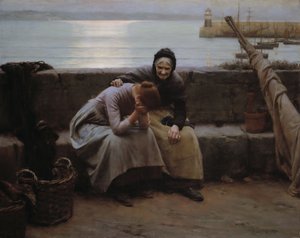 Never Morning Wore to Evening but Some Heart Did Break by Walter Langley