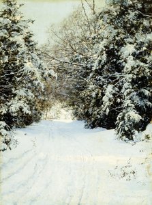 Snow-Laden Trees by Walter Launt Palmer