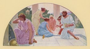 Achilles Disguised as a Schoolgirl Discovered by Ulysses by Walter MacEwen
