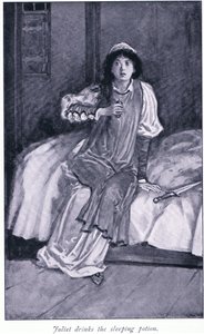 Juliet Drinks the Sleeping Potion