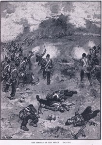 The Assault on the Redan 1855 AD by Walter Paget