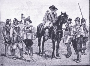 Types of Cromwellian Soldiery by Walter Paget