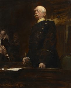 Portrait of Prince Bismarck in the Reichstag by Walter Petersen