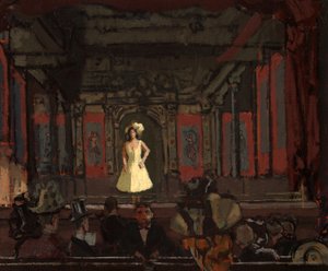 Gatti’s Hungerford Palace of Varieties. Second Turn of Katie Lawrence c.1888 by Walter Richard Sickert