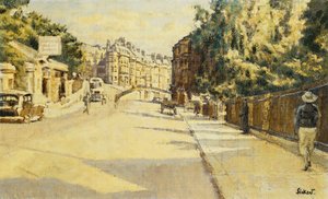 London Street, Bath, looking towards Walcot by Walter Richard Sickert