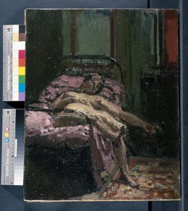 Nude on a Bed