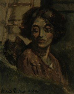 Portrait of a Woman - Therese Lessore by Walter Richard Sickert