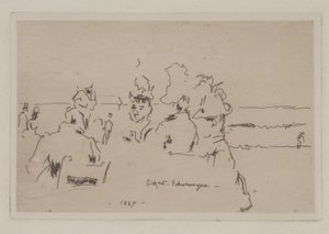 Scheveningen, Kaffeeklatsch (Gossips) by Walter Richard Sickert
