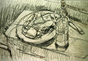 Still Life with Lobster by Walter Richard Sickert