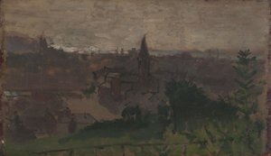 View of Dieppe with Eglise du Pollet