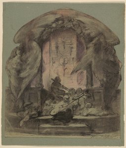Design for a Painted Wall Decoration by Walter Shirlaw