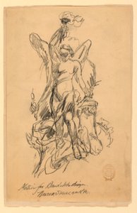 Motif for Bank Note Design by Walter Shirlaw