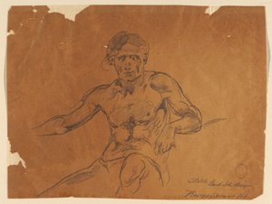 Sketch for Bank Note Design by Walter Shirlaw