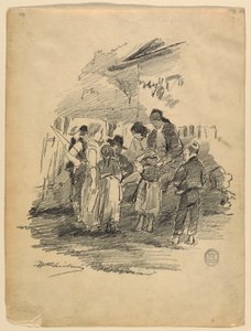 The Artist in the Village by Walter Shirlaw