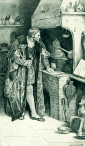 James IV as an alchemist in his laboratory by Walter Stanley Paget