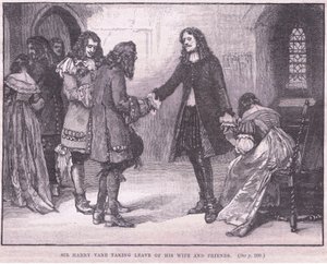Sir Henry Vane Taking Leave of His Wife and Friends by Walter Stanley Paget