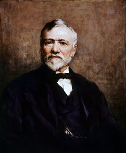 Portrait of Andrew Carnegie, British-born American Entrepreneur and Philanthropist, Painting by Walter William Ouless